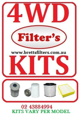 KITZZZZ BRETTS FILTERS 4WD FILTER KIT 4X4 YOUR MODEL NOT LISTED ? ASK ! OIL FUEL AIR LUBE SERVICE SET KIT