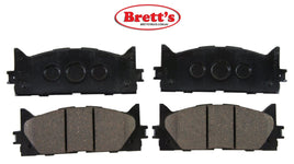 PNA08 DISC PAD SET FRONT KIT FOR TOYOTA DIC PAD SET HINO DUTRO 300 SERIES XZC810R 4WD 817 8/2017- TOYOTA COASTER BUS GDB70R GDB70 2022-2026  TOYOTA COASTER BUS XZB70R XZB70 1/2017-2021