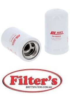 SH 66022 SH66022 HYD HYDRAULIC FILTER Baldwin BT9349-MPG, Baldwin BT9349MPG, CATERPILLAR 1843931, CATERPILLAR 3I1769, Donaldson P170310, GROVE 80035478, HASTINGS BT9349-MPG, JLG 10867527,