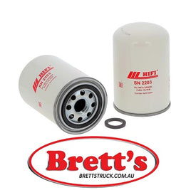 SN 2203 SN2203 FUEL FILTER HIFI BUY AT BRETTS TRUCK .COM.AU