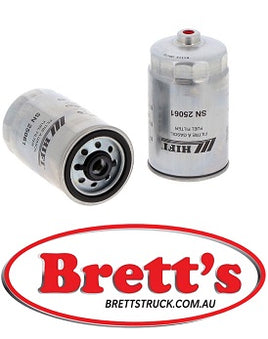SN 25061 SN25061 FUEL FILTER HIFI BUY AT BRETTS TRUCK .COM.AU