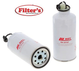 SN25167 FUEL FILTER BENGBU CX1016E3 DIFITE 1000204SA DIFITE 1000204SC DIFITE 1000605 FAWTRUCK 11170256210000W FAWTRUCK 1117025A6210000W FLEETGUARD FS36233 FLEETGUARD FS36235 FLEETGUARD FS36235S SF-FILTER SK48762