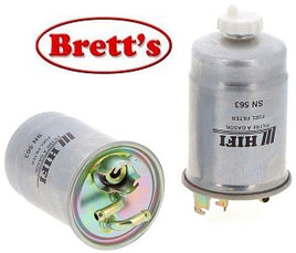 SN 563 SN563 FUEL FILTER HIFI BUY AT BRETTS TRUCK .COM.AU