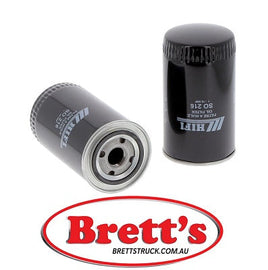 SO 216 SO216 OIL FILTER BTP  SO216 HIFI  SO 216 1644499426, 049809, 103894, BC1202, L38204, 01504110, LA0001, SP5189, S5800R, 19024051, 2315200, 2315202, XO267, VPD5059, VPD5127, VPX1326, WOS19015N, WOS45204, 51158