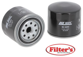 SO6253 OIL FILTER NEW HOLLAND BOOMER 35 série II BOOMER 40 BOOMER 45 série II BOOMER 50 Série II BOOMER 55 Série II WORKMASTER 35 WORKMASTER 40