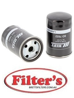 SO 7022 SO7022 OIL FILTER FOR AUDI TT 1.8T, TT 1.8T QUATTRO, TT 1.8T QUATTRO ROADSTER, TT 1.8T ROADSTER,