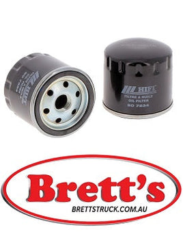 SO 7234 SO7234 OIL FILTER FOR FORD VU/LT/LW BMAX VAN 1.4, BMAX VAN 1.6TI, CMAXII VAN 1.5 ECOBOOST, CMAXII VAN 1.6 ECOBOOST, FIESTA VI VAN 1.6ST, FOCUS II 1.4 BREAK, FOCUS II 1.6 BREAK, FOCUS II 1.6 TIVCT BREAK, FOCUS III 1.5 ECOBOOST