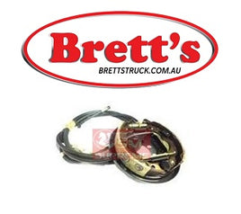 ZZZ W02344510 H/BRAKE HANDBRAKE BACKING PLATE ASSY WITH CABLE L=850MM PARK BRAKE MAZDA T3500 3.5L SL TRUCK + MAZDA PARKWAY BUS T3500 1989-  W02344520 W02344520C W023344510F ME1372 SUPREME