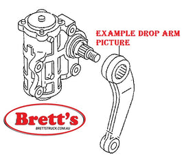 ZZZ 11354.300 DROP ARM PITMAN  ARM STEERING  MITSUBISHI FUSO BRAND RIGHT HAND DRIVE OVER/SEAS MODELS YOU MUST CHECK PART NUMBER TO MATCH MC091392 FK615 1993- FK617 1993- FK618 1994- FK61F 2001-