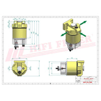 Y 230R30 Y230R30 COMPLETE FUEL FILTER HIFI BUY AT BRETTS TRUCK .COM.AU
