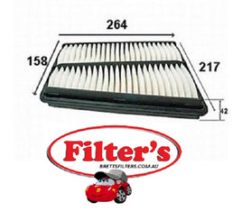 A842J FA3196 AIR FILTER Honda Legend 3.2L V6 1991-1996  KA7. KA8. Petrol. Sedan. Coupe. C32A3. EFI. MPFI. SOHC 24V FA-3196 WA898 PA4036 46092 A1247 FILTERS BUY ON-LINE @ BRETTS ALL FILTERS
