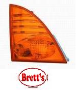 15420.105A RH FRONT AMBER BLINKER PRO 03- 81510-2120 81510-2081 HINO RANGER PRO FRONT FLASHER LIGHT  FB4J RANGER PRO 4 J05C 2003-2008 FC4J RANGER PRO 5 J05C 2003-2008 FD1J RANGER PRO 6 J08C 2003-2008