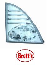 15420.105C RH FRONT OPTION WHITE CLEAR BLINKER PRO 2003- HINO RANGER PRO FRONT FLASHER LIGHT FB4J RANGER PRO 4 J05C 2003-2008 FC4J RANGER PRO 5 J05C 2003-2008 FD1J RANGER PRO 6 J08C 2003-2008 LOOKS GOOD WITH CHROME GRILLE OPTION