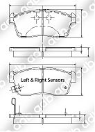 DB1674PM DISC PAD SET FRONT  DAIHATSU SIRION YRV WAGON 1.3 03-ON HOLDEN Cruze 02-04 SUZUKI Carry 99-ON Ignis 00-05 DB1674 23507 WVA JCP1532 ADB1674