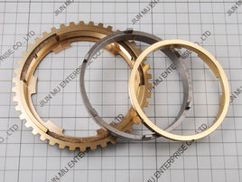12205.307 SYNCHRO RING MITSUBISHI CANTER 1996-2005 3 PIECE KIT ME610458 2ND & 3RD  SYNCHRONIZER RING DCIF-1128B3  1128B3 ME608857  3D2407 BRASS RING GEARBOX 3 PC KIT FUSO TRANSMISSION
