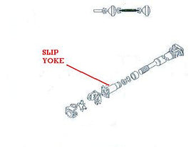ZZZ MC805607 SLEEVE YOKE JACK SHAFT FV415 8DC9 1984-1995 MITSUBISHI TRUCK PARTS TAILSHAFT FV V8