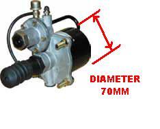 15770.001C CLUTCH BOOSTER 70MM UNIVERSAL ISUZU MITSUBISHI FUSO UD NISSAN HINO CLUTCH SERVO