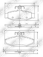 DB1106PM DISC PAD SET REAR NISSAN PINTARA GX GXE DB1106 DB1106AD NissanSkylineJul 1986 - 1991Silhouette GTS Sedan ADB1106 NissanSkylineJul 1986 - 1990GX, GXE, R31 Silhouette DB1106 NissanPintara1986 - 1989GX, GXE DB1106