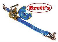 28582 35MM X 6M RATCHET STRAP 1500KG NEW TIE DOWN STRAP TRUCK with keepers HAND RACHET WITH 6 METRE STRAP 28582