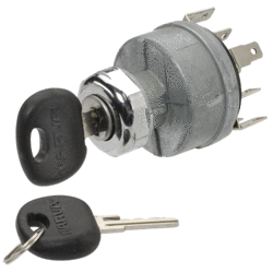 17800.800 IGNITION SWITCH ASSY UNIVERSAL 4  POSITION   25MM HOLE SUITS INTERNATIONAL ACCO A B C D T-LINE S-LINE TRUCKS 468438C91  429047C91 TRUCK 12V 10AMP 24V 5AMP