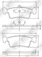 DB1188PM DISC PAD SET FRONT SUZUKI SAMURAI 87-94 ALL MODELS SEIRRA DB1188 ADB1188