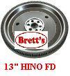 10985.113  FLYWHEEL 13" HINO 13"  FLYWHEEL 13"  FC3W MERLIN FD3W HAWK WITH W06E 160HP ENGINE 1991-  13450-2020 FLY WHEEL WITH RING GEAR RING GEAR