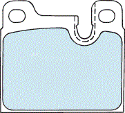 DB0164PM DISC PAD SET REAR BMW 7 SERIES  730 733I 728I 732I 735I 1978-87 DB0164 DB164 ADB164