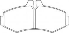DB1986PM DISC PAD SET FRONT MERCEDES-BENZ V CLASS VITO 108 VITO 110 VITO 112 VITO 113 VITO 114 ADB1986 DB1986 GDB1373 MERCEDES 003.420.01.20 MINTEX MDB1967  23022 JCP1304