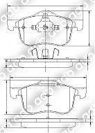 DB1445PM DISC PAD SET FRONT VOLVO S60 2.4 SEDAN 01- DB1445 S80 2.8 2.9 99-05 V70 XC70 GDB1388 FSB1382 ADB1445