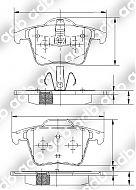 DB1659PM DISC PAD SET REAR VOLVO XC90 2.4 3.0 T6 V8 4D WAGON 03- DB1659 ADB1659  VolvoXC90Jul 2003 - NOW2.5 Turbo Wagon DB1659 VolvoXC90Jul 2003 - NOW2.4, 3.0 T6, 4.4 V8 4D Wagon