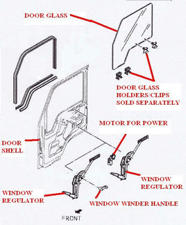 ZZZ 17408.201 RH RIGHT HAND DRIVERS SIDE DOOR GLASS ISUZU NPR NKR NQR NPR66 NPR70 NPR71 NPR75 NKR66 NKR69 NQR70 NQR75 1994-2008 8978674170 8978674171 8978521480 2P8001 8978599540 8978599541