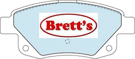 DB1968PM DISC PAD SET REAR FORD TRANSIT 2.2 VM FWD 2.3 2.4 VM RWD 06- DB1968 GDB1725  2006- 1433958FORD 1554524FORD 1560026FORD JCP113 24486 ADB1968