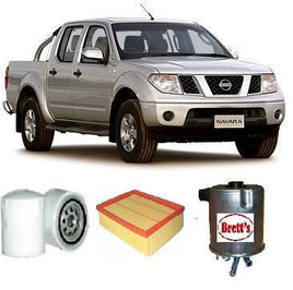 KIT4013+SPAIN  FILTER KIT NISSAN  NAVARA - D40 - 2.5L - DIESEL - TURBO - YD25 - 6/2006-ON  FILTER SERVICE KIT OIL FUEL AIR FILTER KIT4013   RSK12 RSK12C