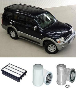 KIT3006 FILTER KIT MITSUBISHI PAJERO NM NP NS 4M41 2000-2006 3.2L  DIESEL 4M41T OIL FUEL AIR P902854 DONALDSON KIT NUMBER X REF CROSS OVER  K10150 K-10150 SAKURA