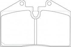 DB0440PM DISC PAD SET FRONT FERRARI 348 3.4 TB TS 32V F355 3.5 BERLINETTA SPIDER 40V DB0440 DB440 DB440L GDB379 ADB440