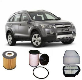 KIT2005 FILTER KIT HOLDEN CAPTIVA I 2.0L 2L DIESEL 2006-2011 2.0L KIT CONTAINS  1 X OIL FILTER   1 X AIR FILTER   1 X FUEL FILTER
