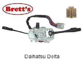 15460.503  COMBO SWITCH ASS DAIHATSU DELTA V118 1984- V48 V57 V108 V109 V58 V116 V119 V20 V30 TRUCK PARTS COMBINATION BLINKER HEADLAMP  SWITCH   THIS SWITCH SUITS DAIHATSU MODELS  WITHOUT EXHAUST BRAKE & WITHOUT INTERMITTENT WIPERS ONLY DELTA NBS516