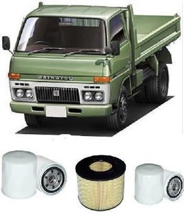 KIT5077 FILTER KIT DAIHATSU Delta V50 V52 V54 V57 DL 2.8L 1983-2003  DIESEL  OIL FUEL AIR FILTER SET LIT LUBE DIAHATSU