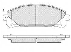 DB2004PM DISC PAD SET FRONT FOR TOYOTA KLUGER APR 2007 3.5 V6 ADB2004 DB2004 DB2004HD DB2004-4 GDB3484  04465-48160 LEXUS04465-0E010 NiBKPN1845 WVA24452 Toyota Kluger 3.5 V6  GSU40 GSU45 Apr 2007 - DB2004EU