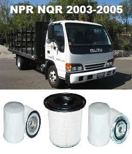 KIT2207  FILTER KIT ISUZU NPR70 NPS70 NQR70 4HE1T 11/2002- SOME OIL FUEL AIR LUBE FILTER FILTERS SET SERVICE KIT