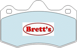 DB1938PM DISC PAD SET REAR HOLDEN HSV VE SERIES 4-POT 06- DB1938 DB1938SRT HB585Z.660 HB585Z660 ADB1938