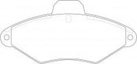 DB2014PM DISC PAD SET FRONT CITROEN XANTIA HATCH 1.9D TURBO WAGON ADB2014 DB2014 PAGIDT9038 TEXTAR2163117014 TRWGDB1101 WVA21631
