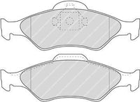 DB2018EU DISC PAD SET FRONT FORD FIESTA 2000-2002 1.2 1.3 1.4 1.8 KA 2000-2008 1.3L DB2018  FB1393  EU2018  JCP1393 ADB2018