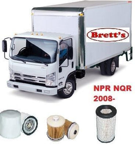 KIT2209  FILTER KIT ISUZU NQR75 NPR75 4HK1 4HK1-T 2008-2011 OIL FUEL AIR LUBE FILTER FILTERS SET SERVICE KIT