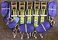 LS101 50MM X 9MTR RATCHET WITH HOOKS 2.5T BUY BOX OF 5 AND **SAVE** NEW TIE DOWN STRAP TRUCK with keepers HAND RACHET WITH 9 METRE STRAP 2500KG