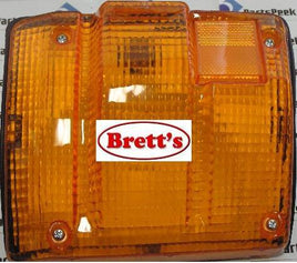 15421.120 LH LEFT HAND FRONT BLINKER LENS HINO 1986-1991 FF177L FF197L FD164L GD166L 81521-1141  1R0415 FF17 FF19 FG177L FG17 FG19 FG197L FD16 GD16