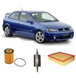 KIT2021A  FILTER KIT HOLDEN ASTRA 1.8L 2.0L 9/1998-2004  OIL  AIR FILTERS LUBE SERVICE  KIT2021 TS  TSII. Petrol.4Cyl. X18XE1 X18XE2  Z20LET.MPFI. DOHC16V.