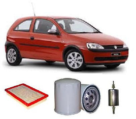KIT2023  FILTER KIT HOLDEN BARINA  XC 1.4L 2001-2004  XC 1.8L Z18XE 2001-2004  OIL  AIR FILTERS LUBE SERVICE
