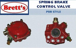 15773.807 RELAY SPRING BRAKE PBR STYLE VALVE RED 4 PORT EMERGENCY CA400 WCA400 AB8472 CA48