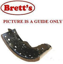 11525.213 REAR BRAKE SHOE SINGLE NEW SHOE FSS FSR ISUZU   WITH 115MM WIDE BRAKES BVP  92956011 1471202200 1471206290 1471701960 1471201960